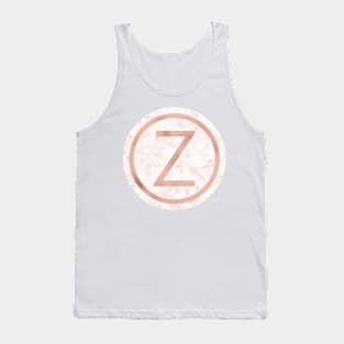 Rose Gold Marble Zeta Tank Top